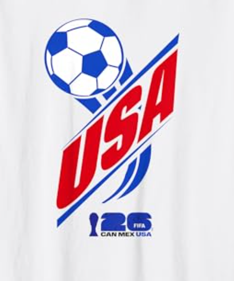 Kids FIFA World CUP26 USA Host Country Ball T-Shirt