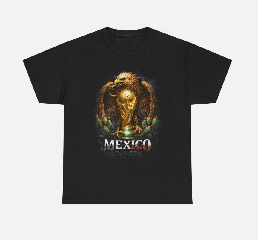 Mexico Eagle World Cup Trophy T-Shirt | COPA DEL MUNDO-MUNDIAL