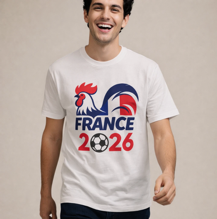 2026 World Cup France Soccer Fan T-shirt
