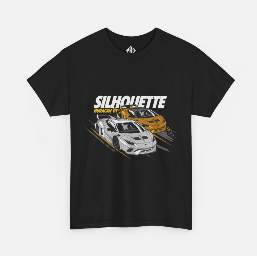 Lamborghini Huracán Silhouette T-Shirt Exotic Italian Supercar Shirt