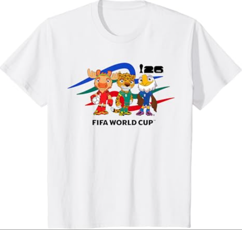 Kids FIFA World CUP26 Host Country Mascots T-Shirt