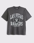 Las Vegas Raiders Vintage Inspired Graphic Tee - Vintage NFL Fan Shirt