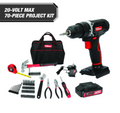Hyper Tough 20V 70-Piece Cordless Drill Project Kit with 1.5Ah Battery