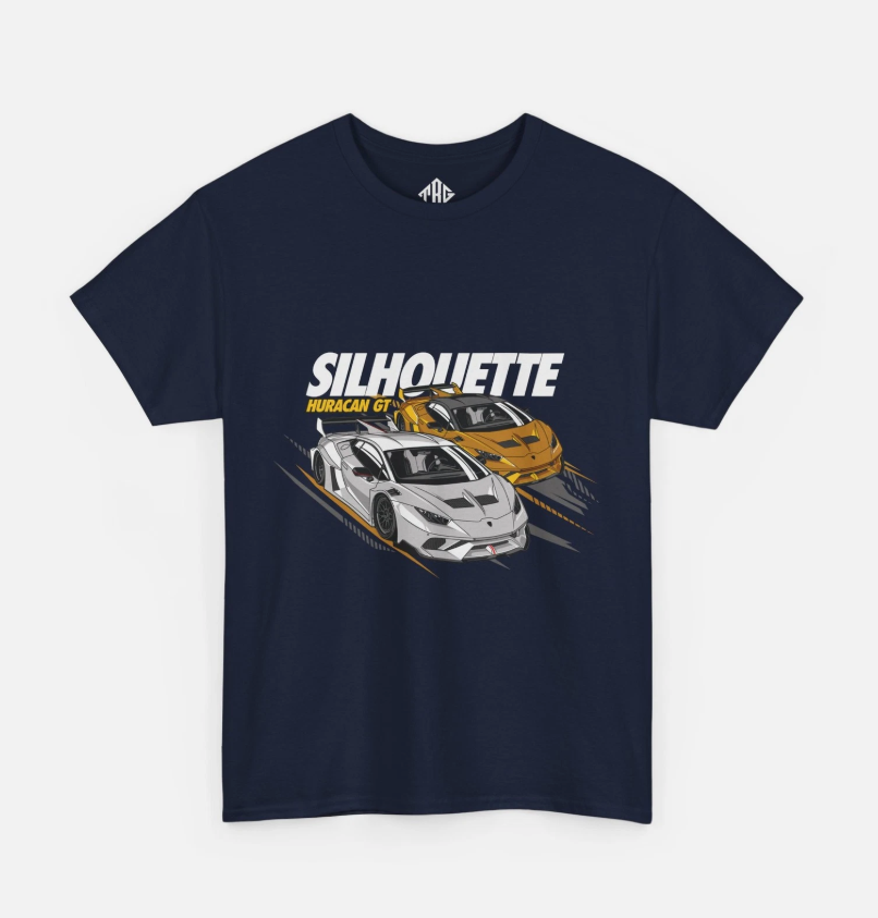 Lamborghini Huracán Silhouette T-Shirt Exotic Italian Supercar Shirt