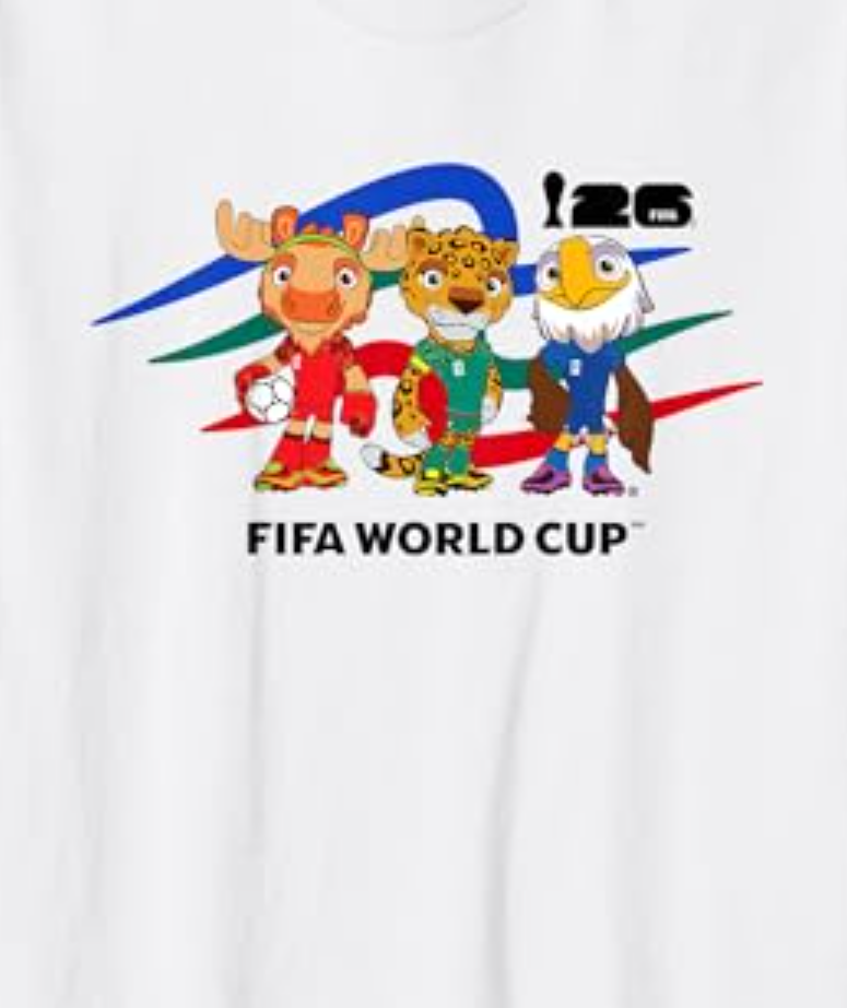 Kids FIFA World CUP26 Host Country Mascots T-Shirt