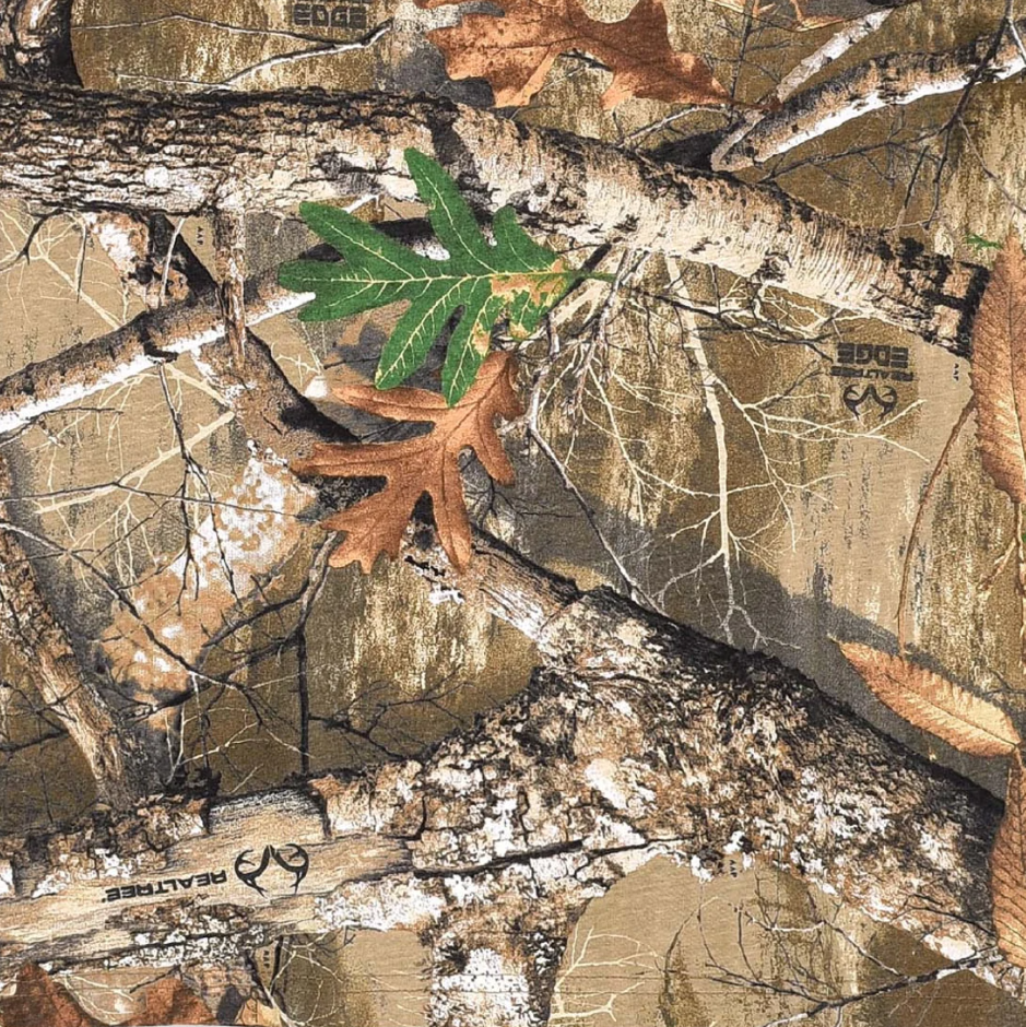Realtree Camo T-Shirt: Cotton-Poly Blend, Outdoor Wear