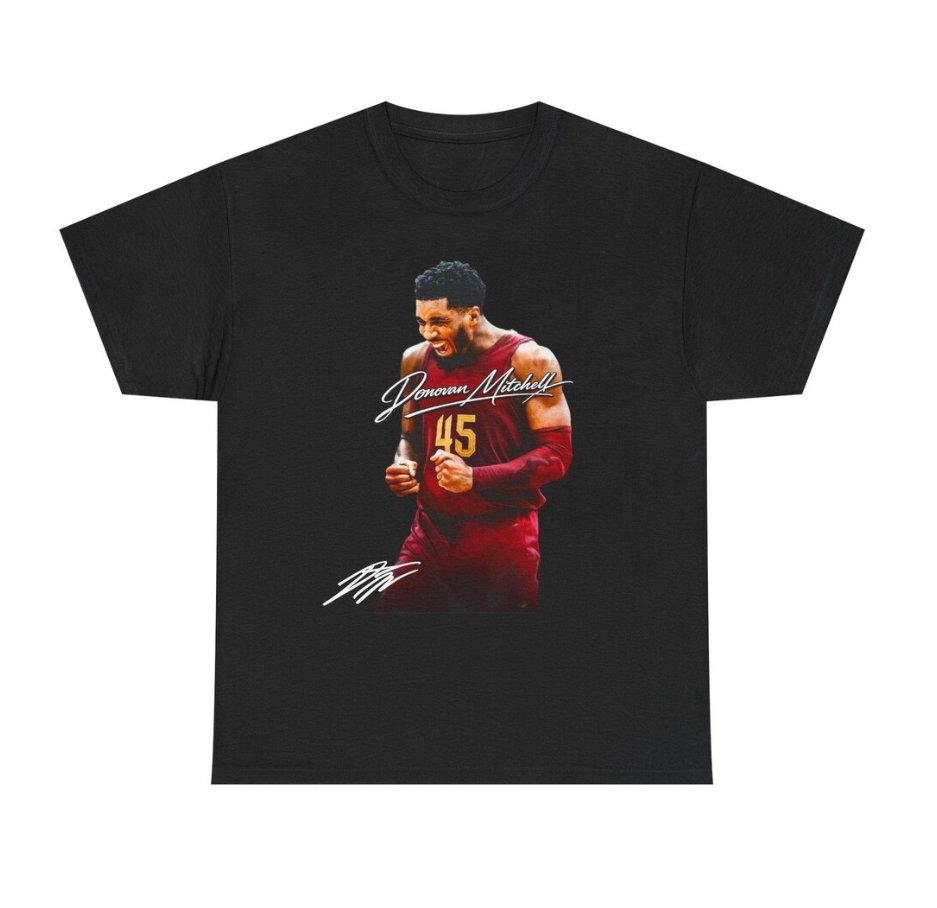 Donovan Mitchell Cleveland T Shirt Graphic Basketball Tee