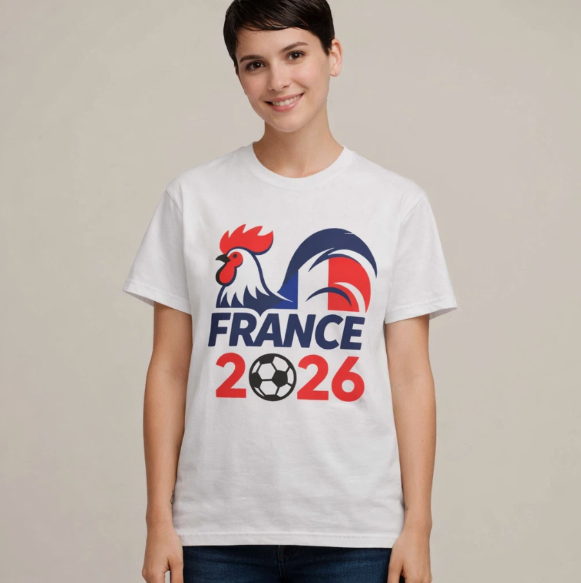 2026 World Cup France Soccer Fan T-shirt