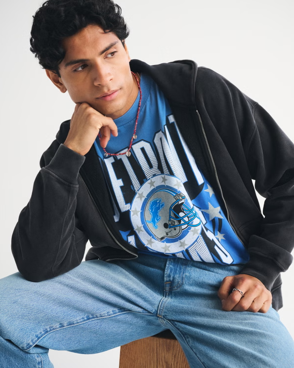 Detroit Lions Vintage Inspired Graphic Tee - Vintage NFL Fan Shirt
