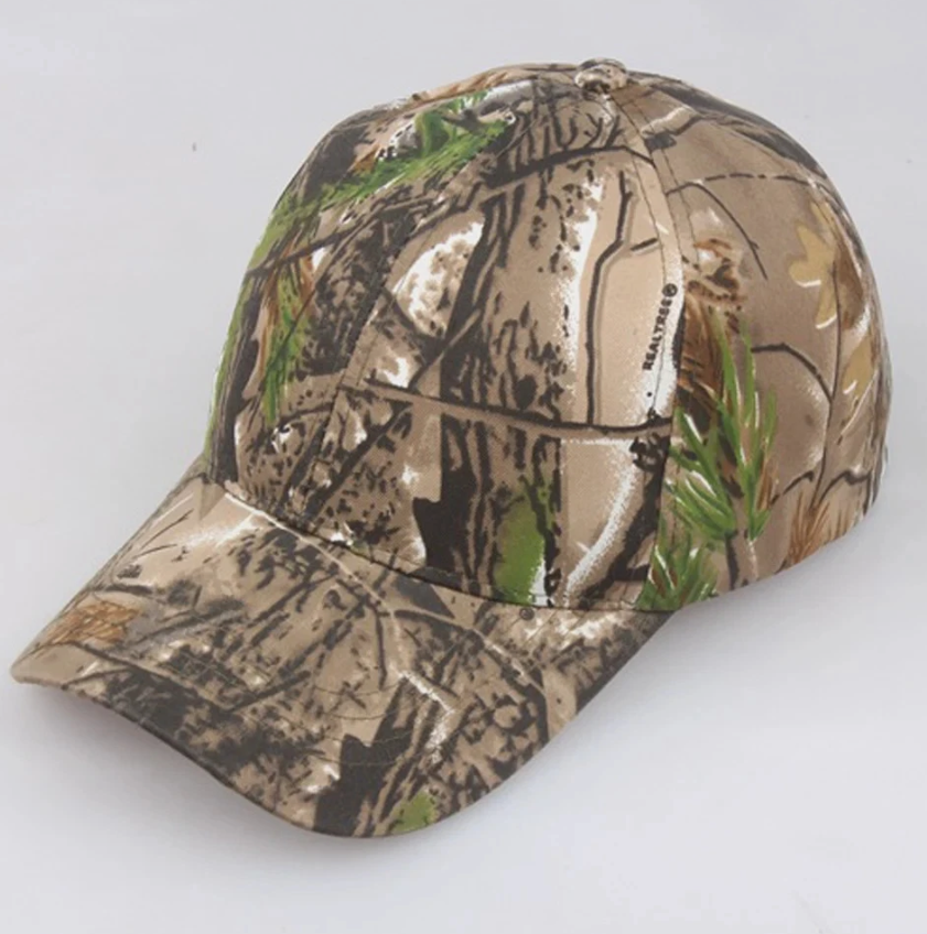 Camo Print Baseball Cap Outdoor Quick Dry Unisex Hunting Hiking Sun Hat Wear