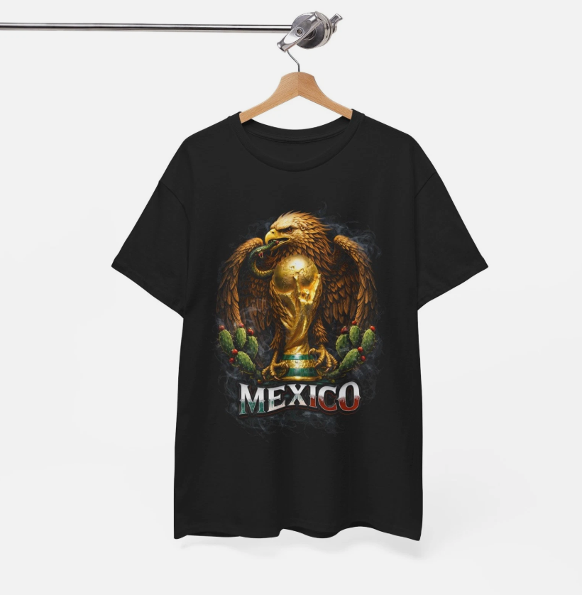 Mexico Eagle World Cup Trophy T-Shirt | COPA DEL MUNDO-MUNDIAL