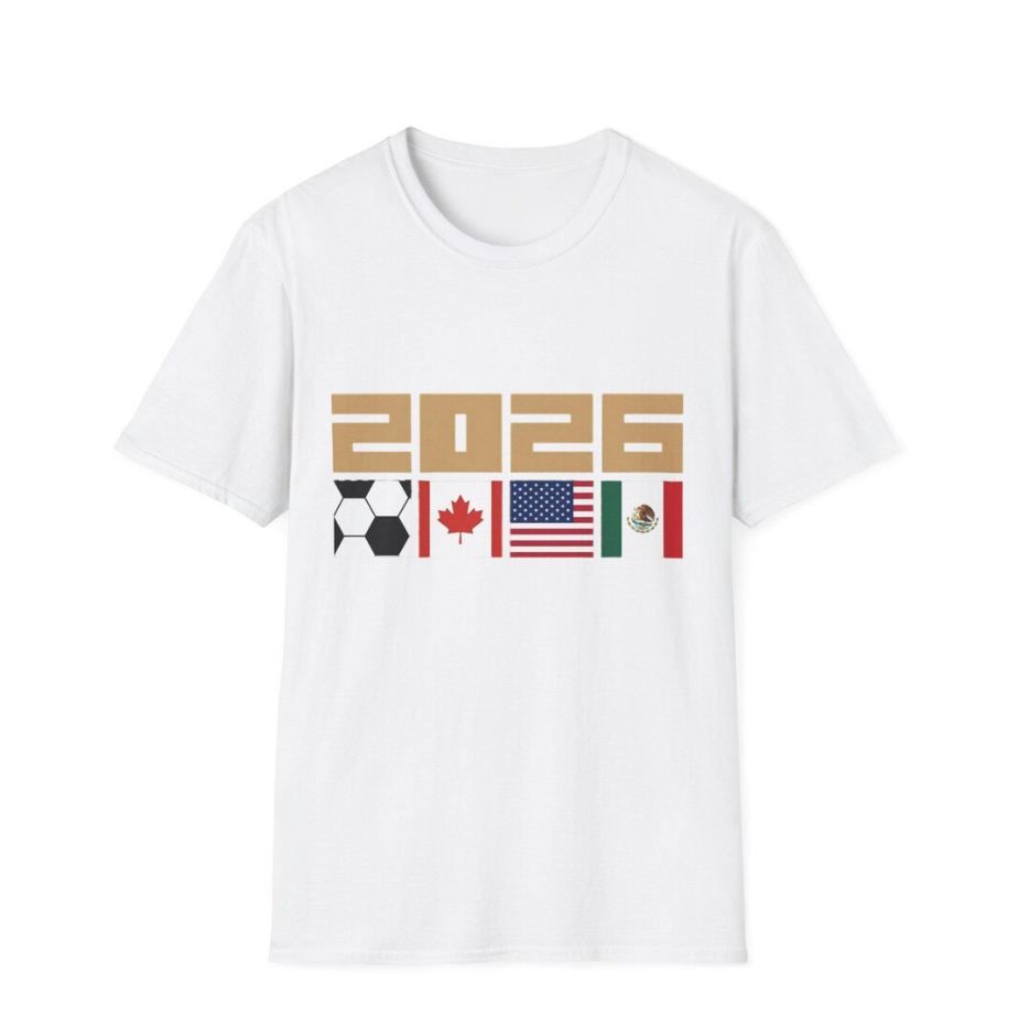 FIFA World Cup 2026 T-Shirt | USA Canada Mexico Soccer Fan Tee | WC2026 Gift | Unisex Football Shirt | football fan clothing