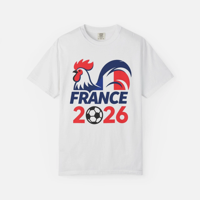 2026 World Cup France Soccer Fan T-shirt