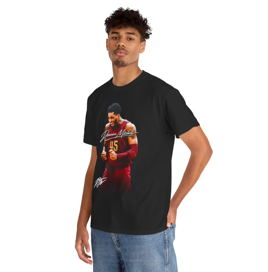 Donovan Mitchell Cleveland T Shirt Graphic Basketball Tee
