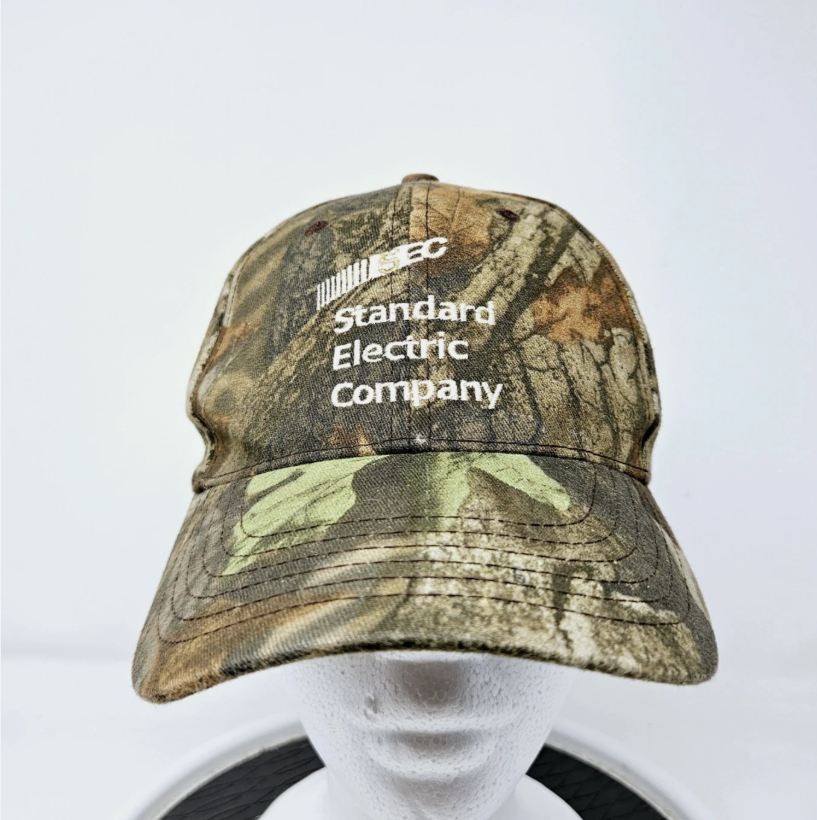 VINTAGE Camo 90s Y2K Snapback Hat Hunting Outdoors