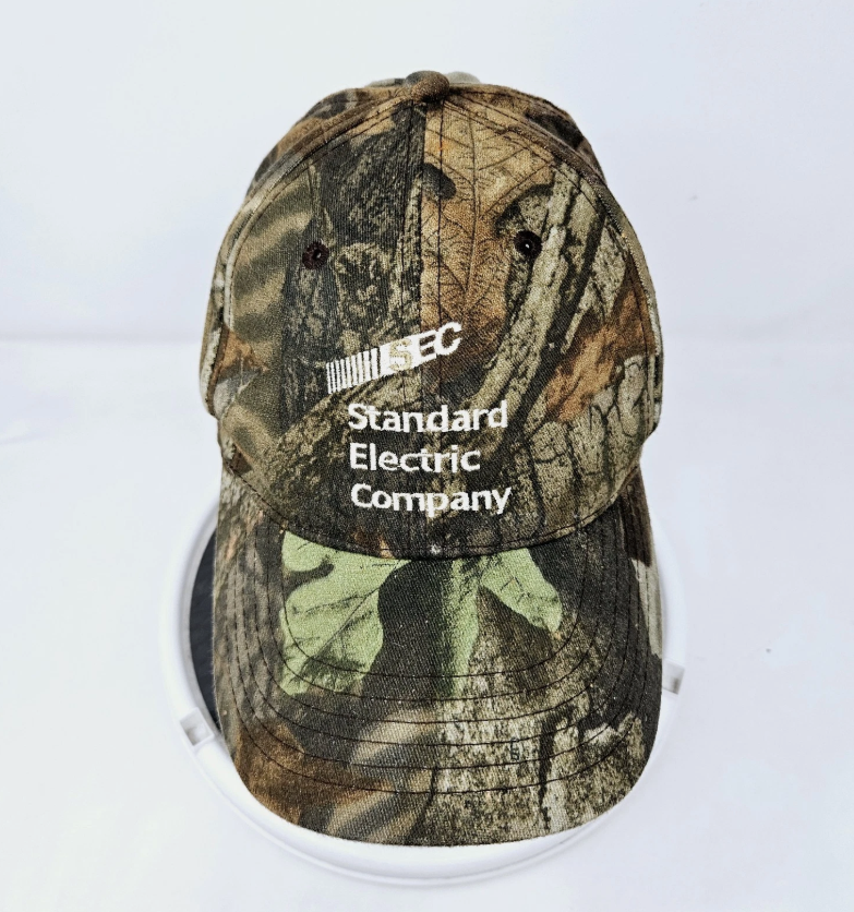 VINTAGE Camo 90s Y2K Snapback Hat Hunting Outdoors