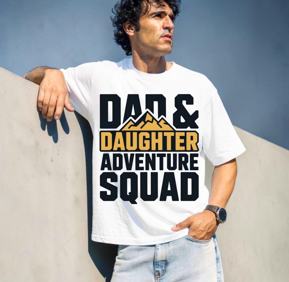 Dad and Daughter Adventure Squad PNG Bundle – Matching Father Daughter T-Shirt, Father’s Day Sublimation Digital Download