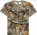 Youth Realtree Camo Hunting T-Shirt: Scent Control Cotton, Antler Logo