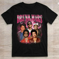 Bruno Mars Romantic Tour 2026 T-Shirt, Retro Bootleg Vintage Pop R&B Concert Graphic Tee, Unisex Music Fan Gift