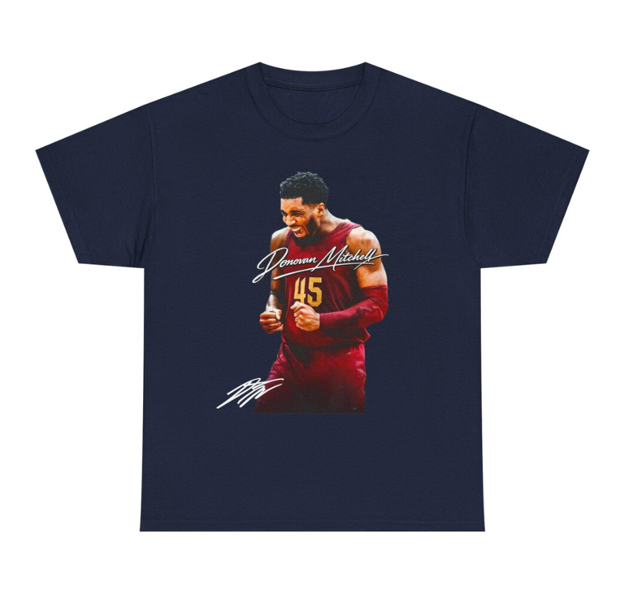 Donovan Mitchell Cleveland T Shirt Graphic Basketball Tee