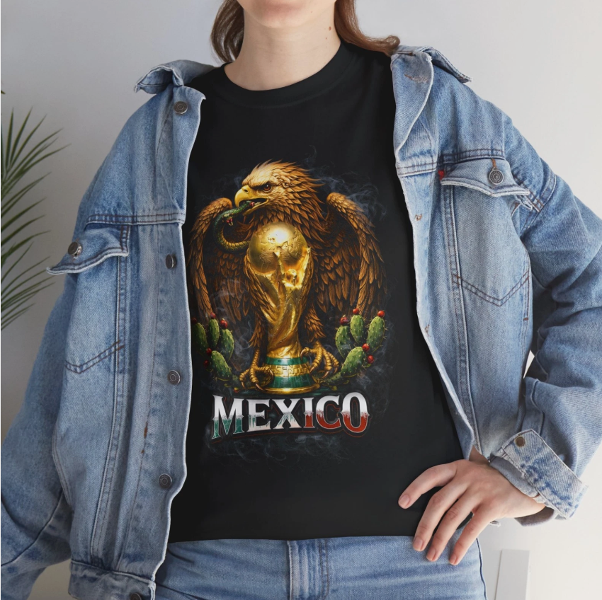 Mexico Eagle World Cup Trophy T-Shirt | COPA DEL MUNDO-MUNDIAL