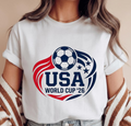 USA World Cup 2026 Soccer Shirt, Vintage Crest Patriotic Tee, American Soccer Fan Gift, USMNT World Cup 26 Shirt, Soccer Mom Shirt