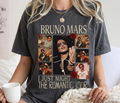 Bruno Mars Vintage Shirt, Concert Tour Tee, Retro Pop R&B Singer Shirt, Music Fan Gift, Comfort Colors