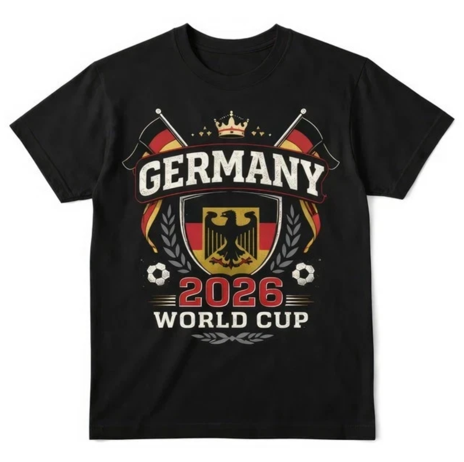 Germany World Cup 2026 Football Fan T-Shirt