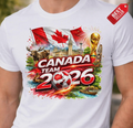 Canada Team 2026 World Cup T-Shirt, Canada Soccer Fan Shirt, Football Graphic Tee, Canada Pride Shirt, Sports Gift