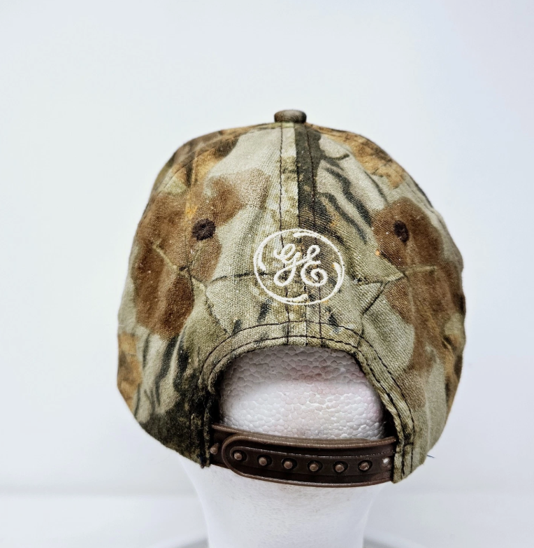 VINTAGE Camo 90s Y2K Snapback Hat Hunting Outdoors