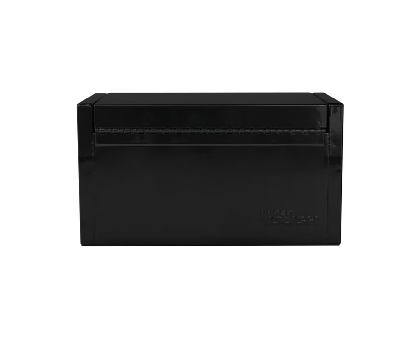 Hyper Tough Mini 10-Inch 2-Drawer Steel Toolbox – Black
