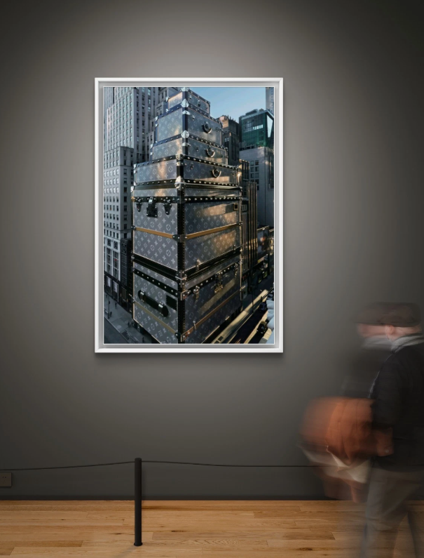 Louis vuitton Building Luxury Canvas Poster Wall Art Home Decor Gift Portrait