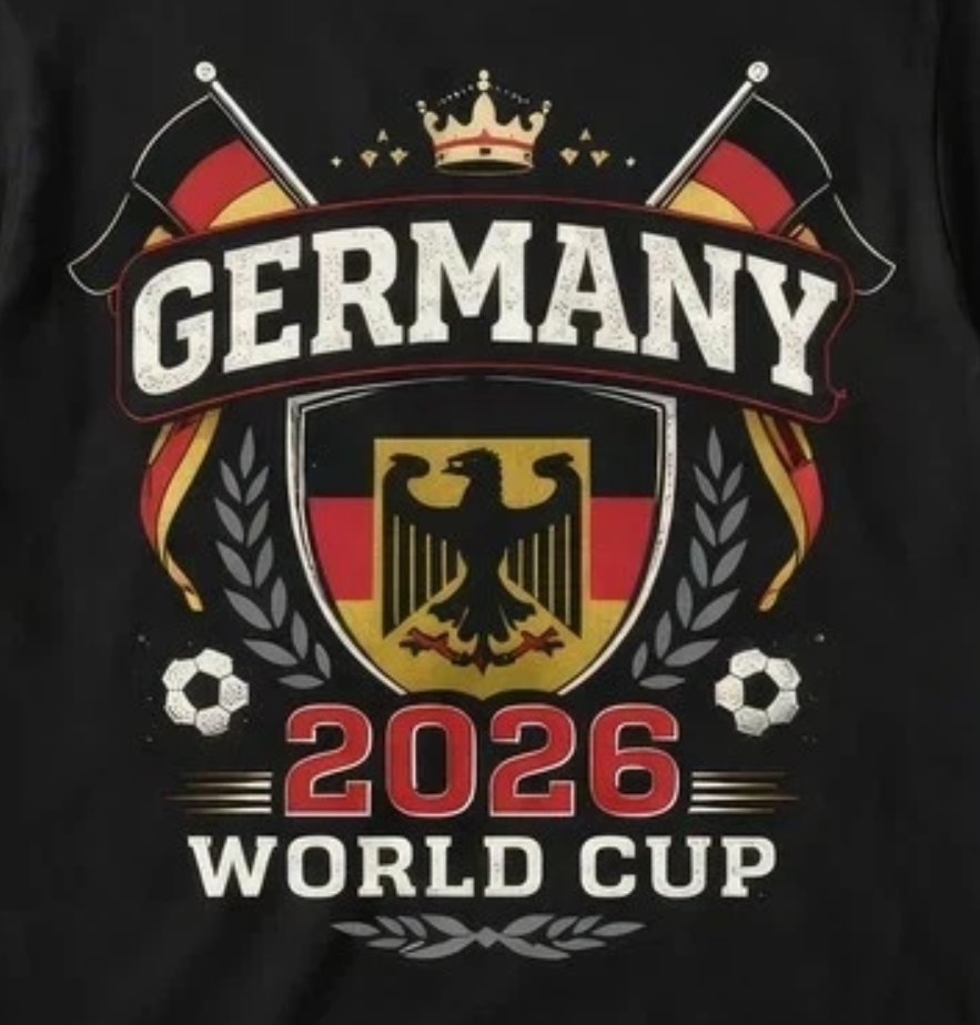 Germany World Cup 2026 Football Fan T-Shirt
