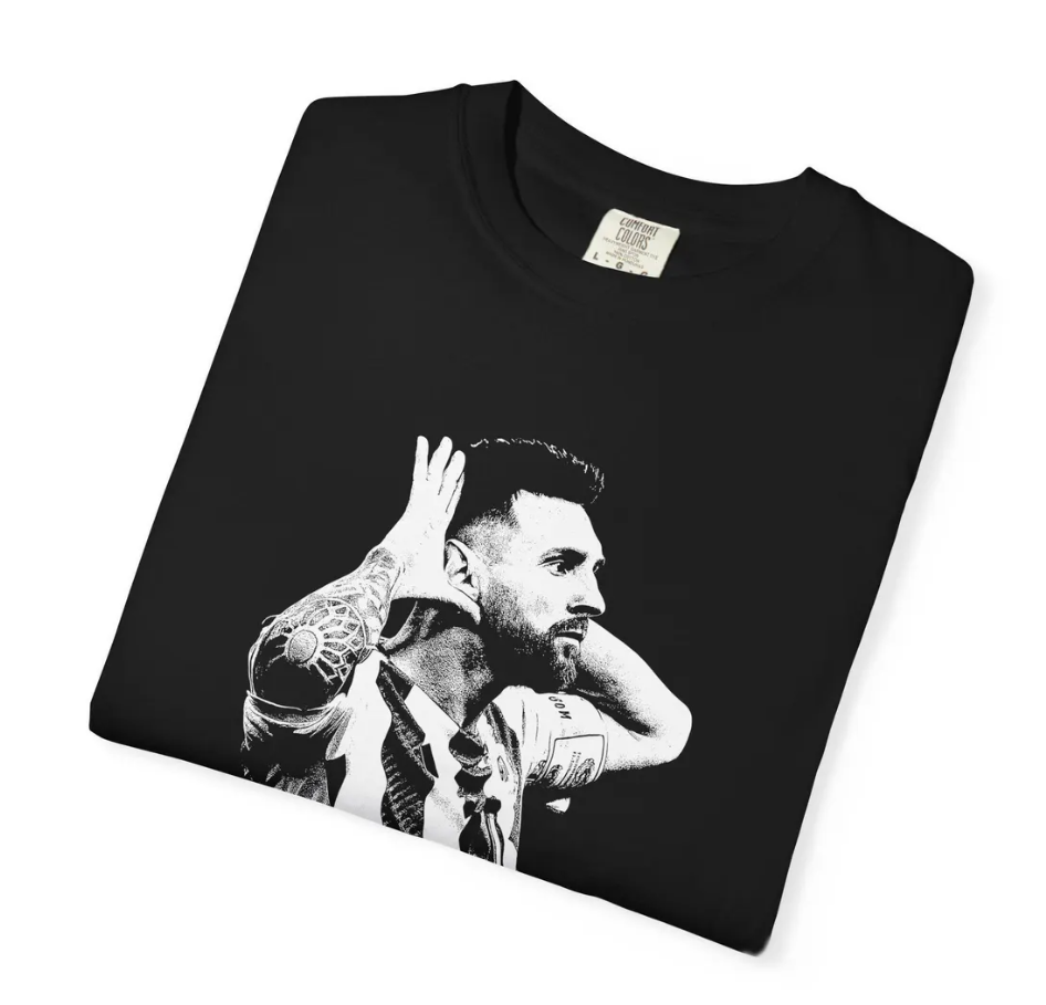 Lionel Messi Shirt - Football, Soccer Custom Vintage Design, High Quality T Shirt, Argentina, Inter Miami, Messi tee, Messi shirt