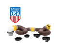 Camco Revolution 360 Heavy-Duty 20-Foot Camper RV Sewer Hose Kit