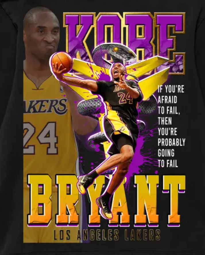 Koby Lakers Graphic Tees Basketball