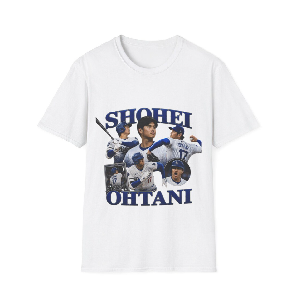 Shohei Ohtani Baseball Players T-Shirt MLB Shohei Tee, Ohtani dodgers shirt