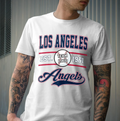 Los Angeles Baseball Shirt Vintage Sports Tee, Los Angeles Angels Baseball Fan Shirt, Game Day Shirt, Baseball Lover Gift
