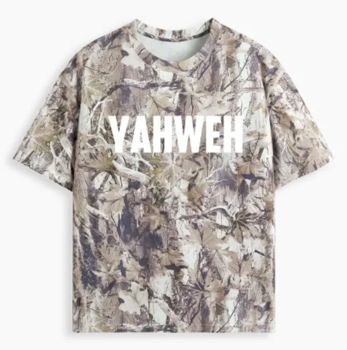 Yahweh Christian Camo T-Shirt - Khabi