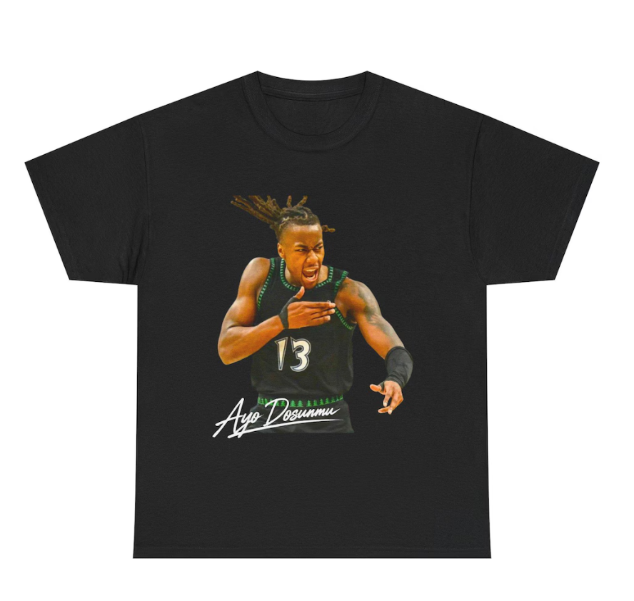 Ayo Dosunmu Minnesota T Shirt Graphic Basketball Tee